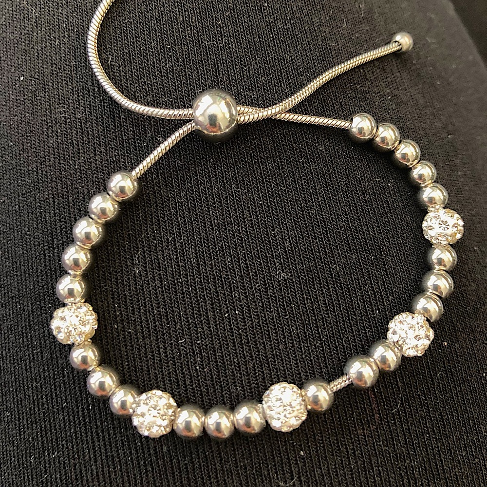 Sterling Silver 8in adjustable bracelet
